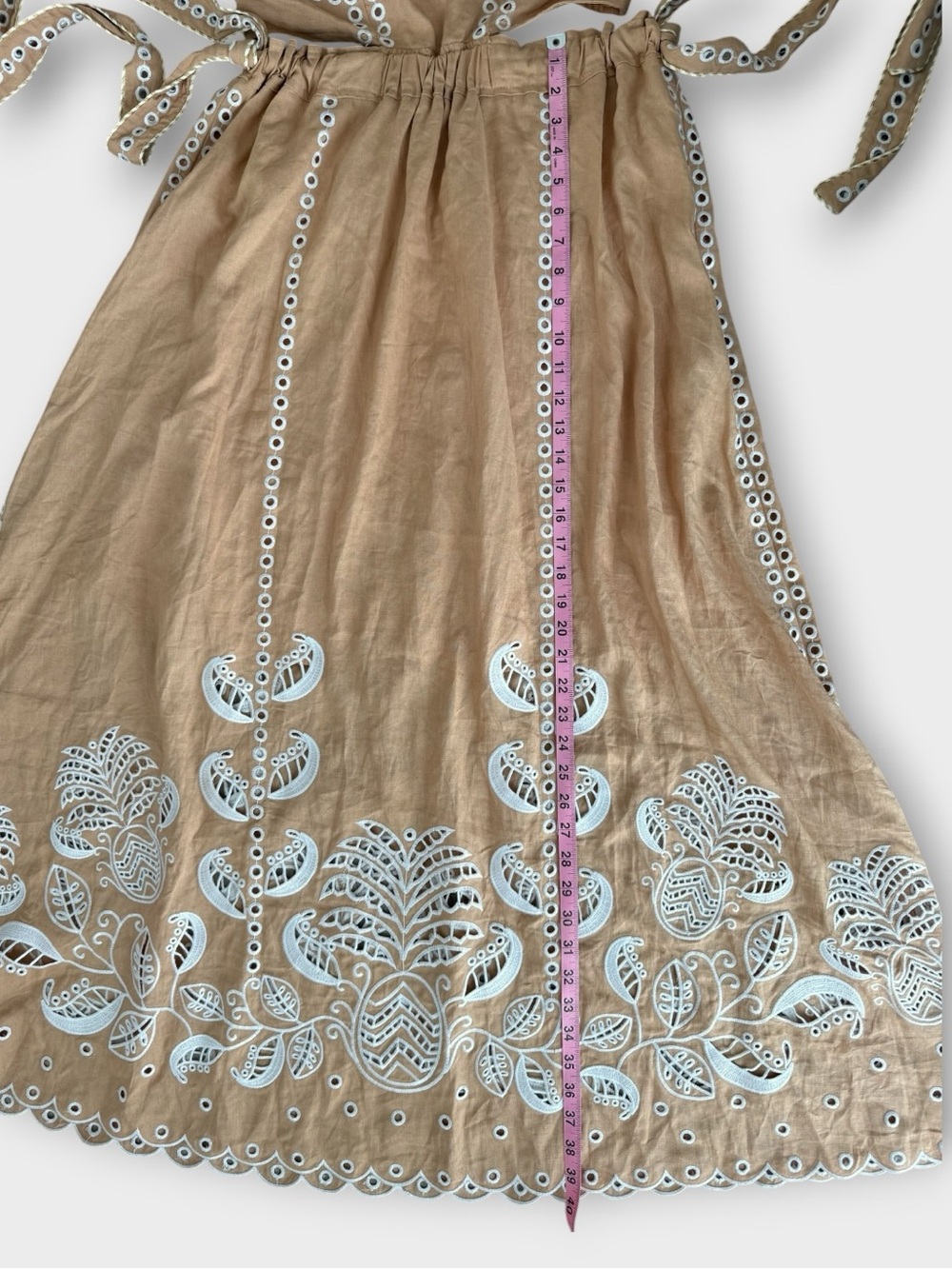 FARM Rio Peach Eyelet-Trim Maxi Dress - Picture 7 of 11